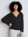 Black Wrap Top C531006