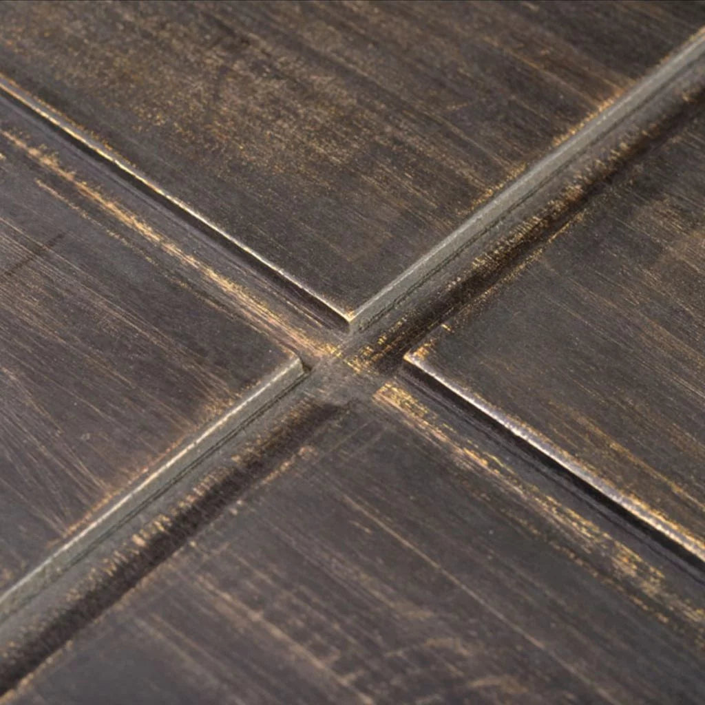 Dark Brown Square Solid Mango Wood Coffee Table C56463