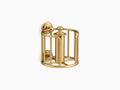 Brushed Brass Toilet Paper Carriage Q882