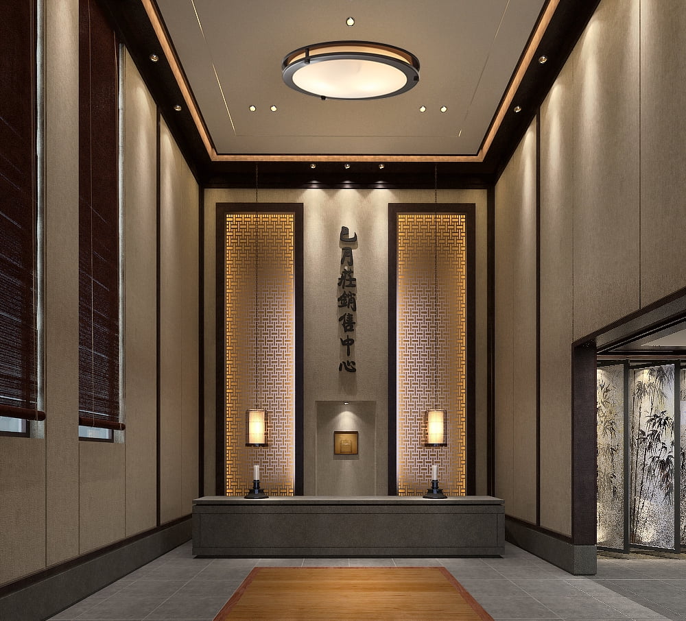 12" Bronze Flushmount Ceiling Light with Glass Shade U901