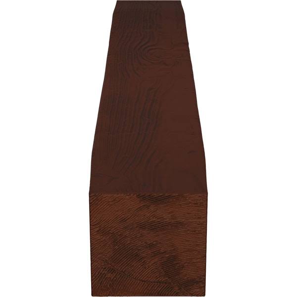 Sandblasted Faux Wood Fireplace Mantel, Natural Pecan E3851