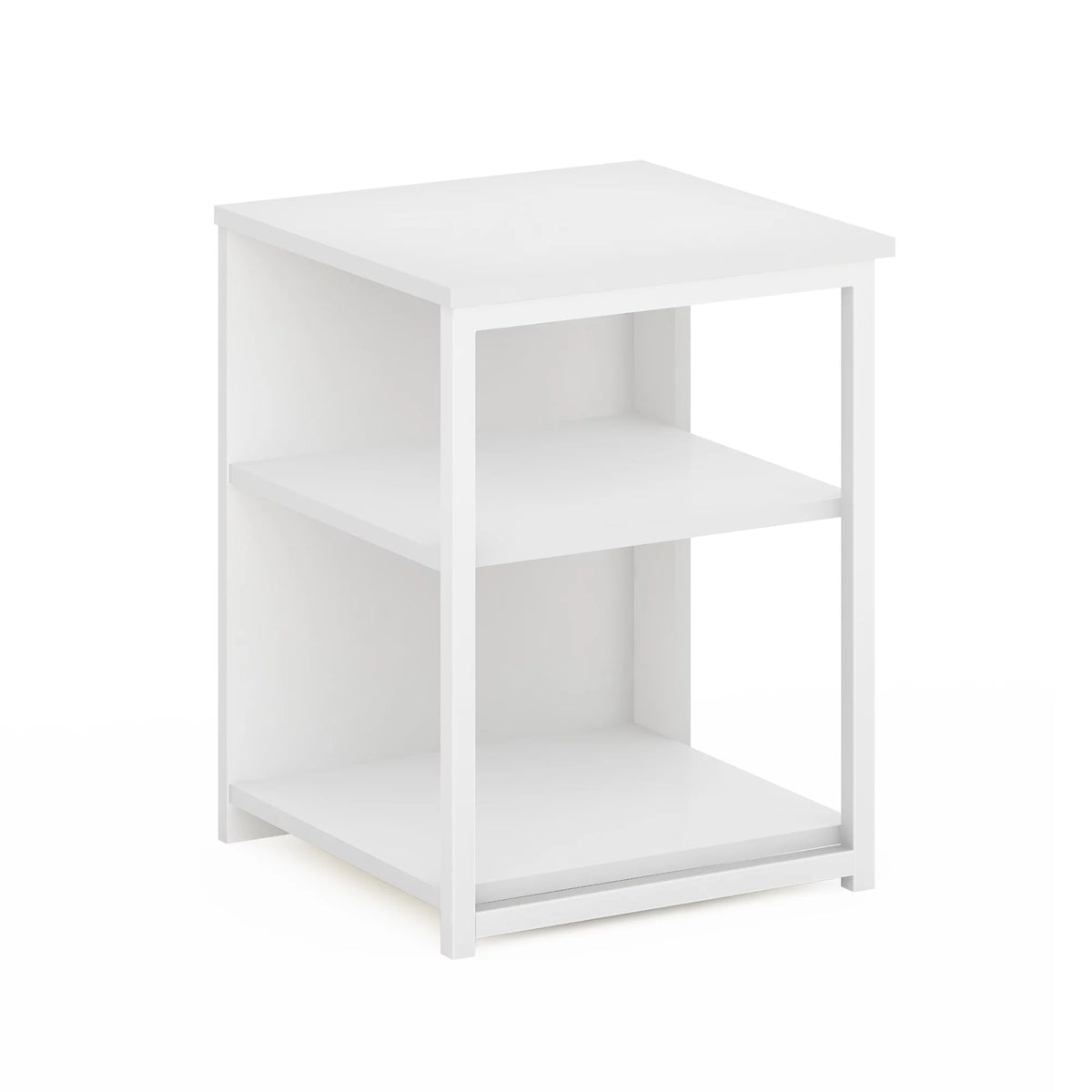 Solid White End Table E19447