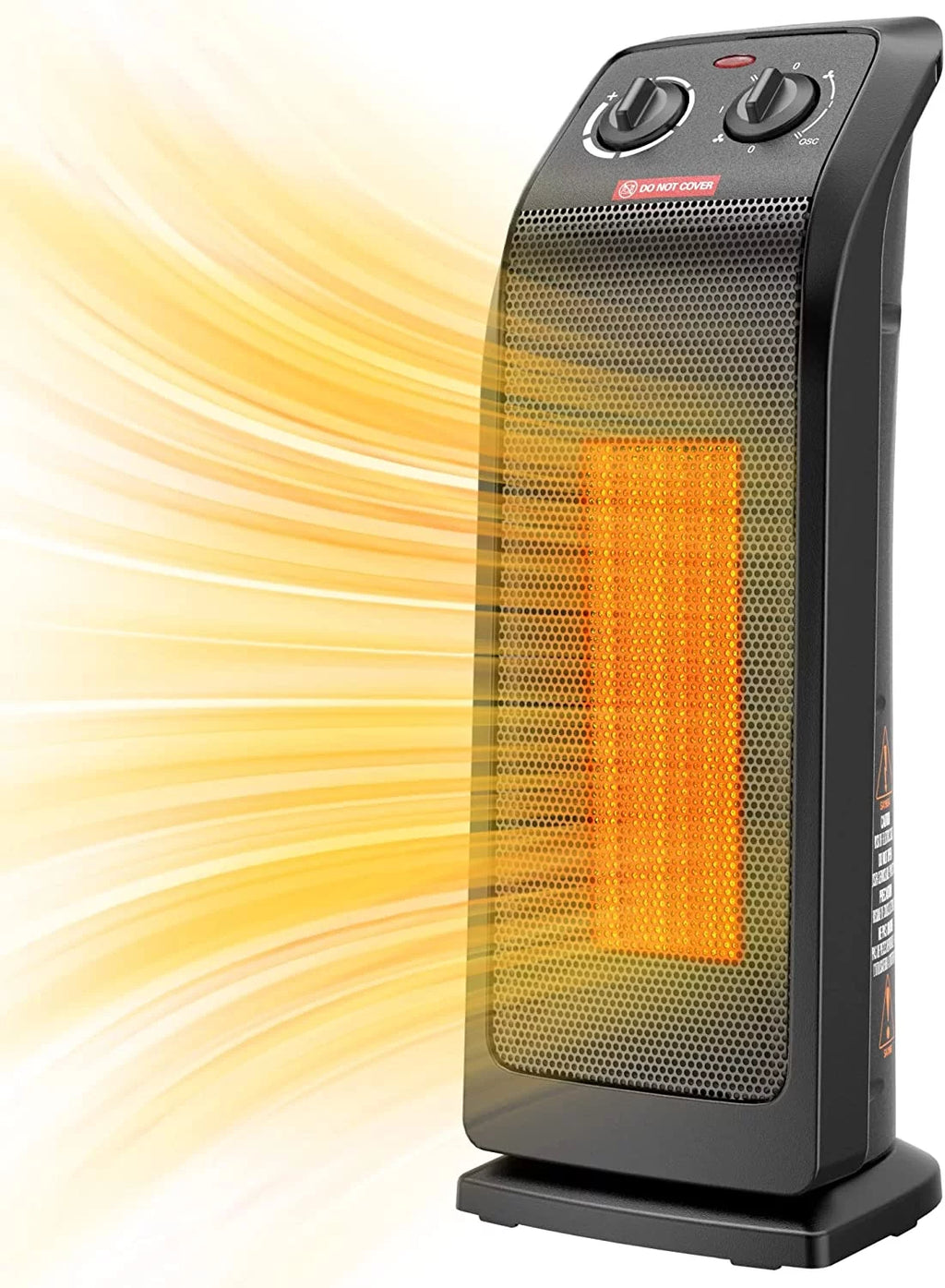18" 1500W Ceramic Electric Tower Heater Q842