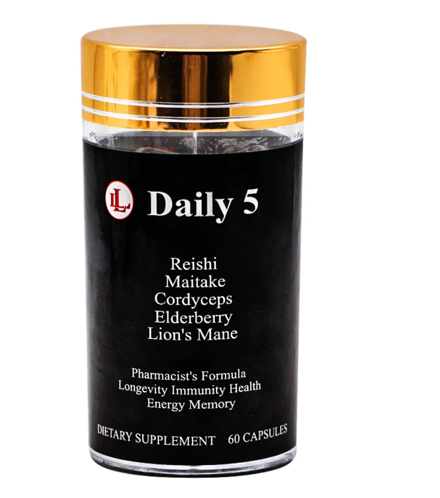 Antioxidants Reishi Maitake Cordyceps Lions Mane Elderberry Supplement I35529