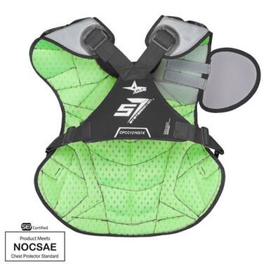 Black/Orange Chest Protector Y4404