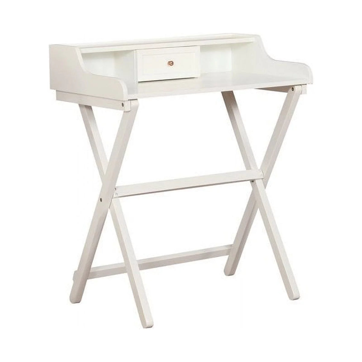 White Folding Desk H89632