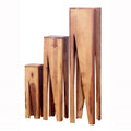 Set of 3 Sheesham Wood Pedestal Table Stand Y65940
