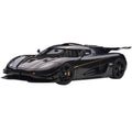 Clear Carbon Fiber with Gold Stripes 1/18 Model Car R681