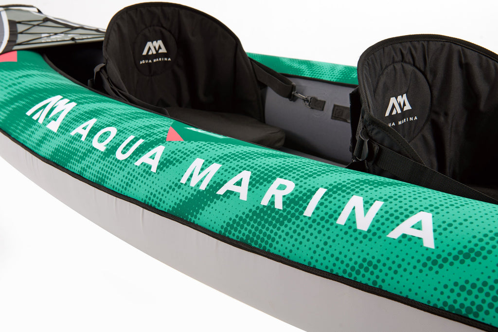 Inflatable Kayak Package with Carry Bag, Paddle, Fin, Pump & Safety Harness U1195