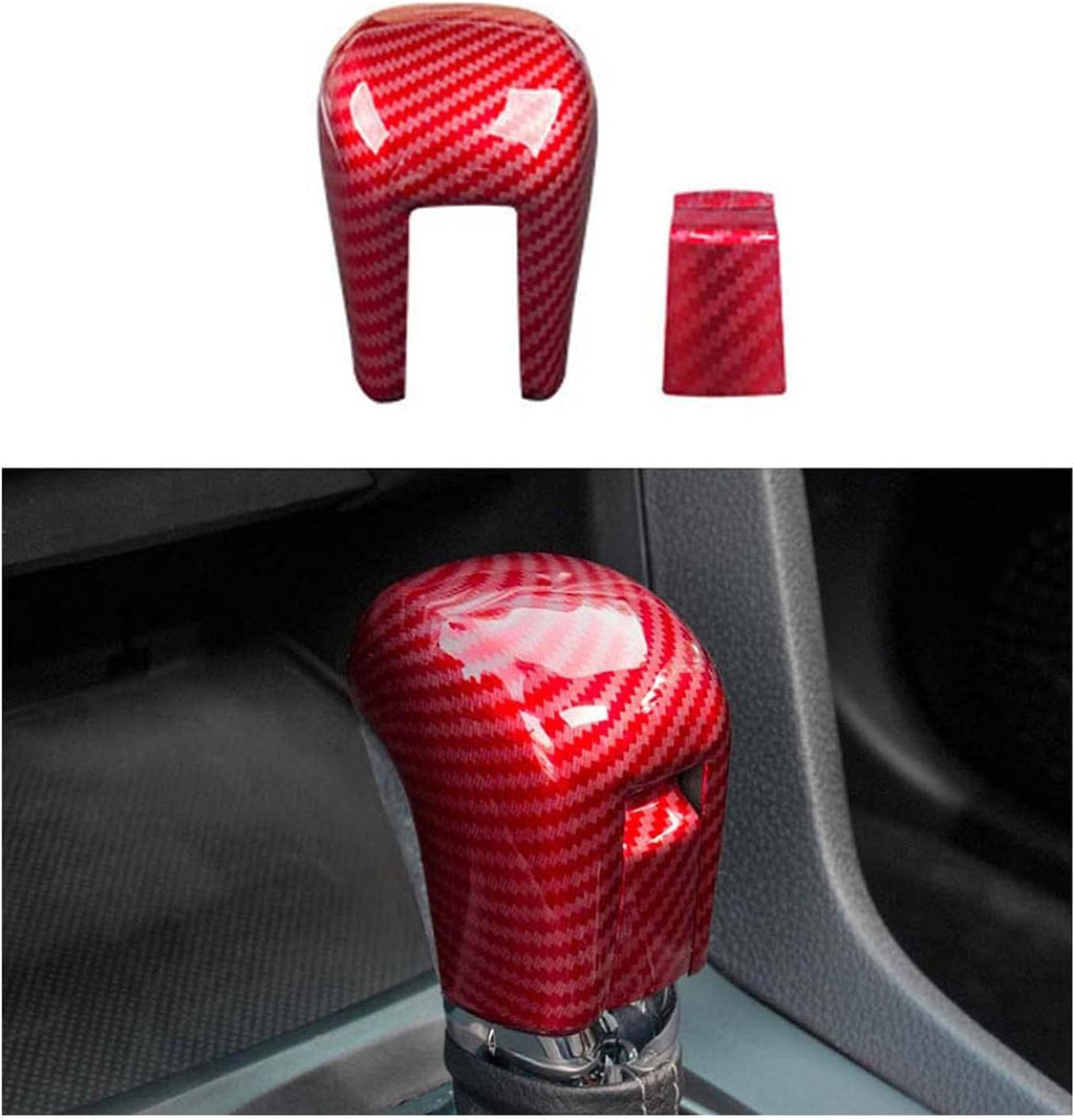 Black Carbon Fiber Gear Shift Knob Cover A948752
