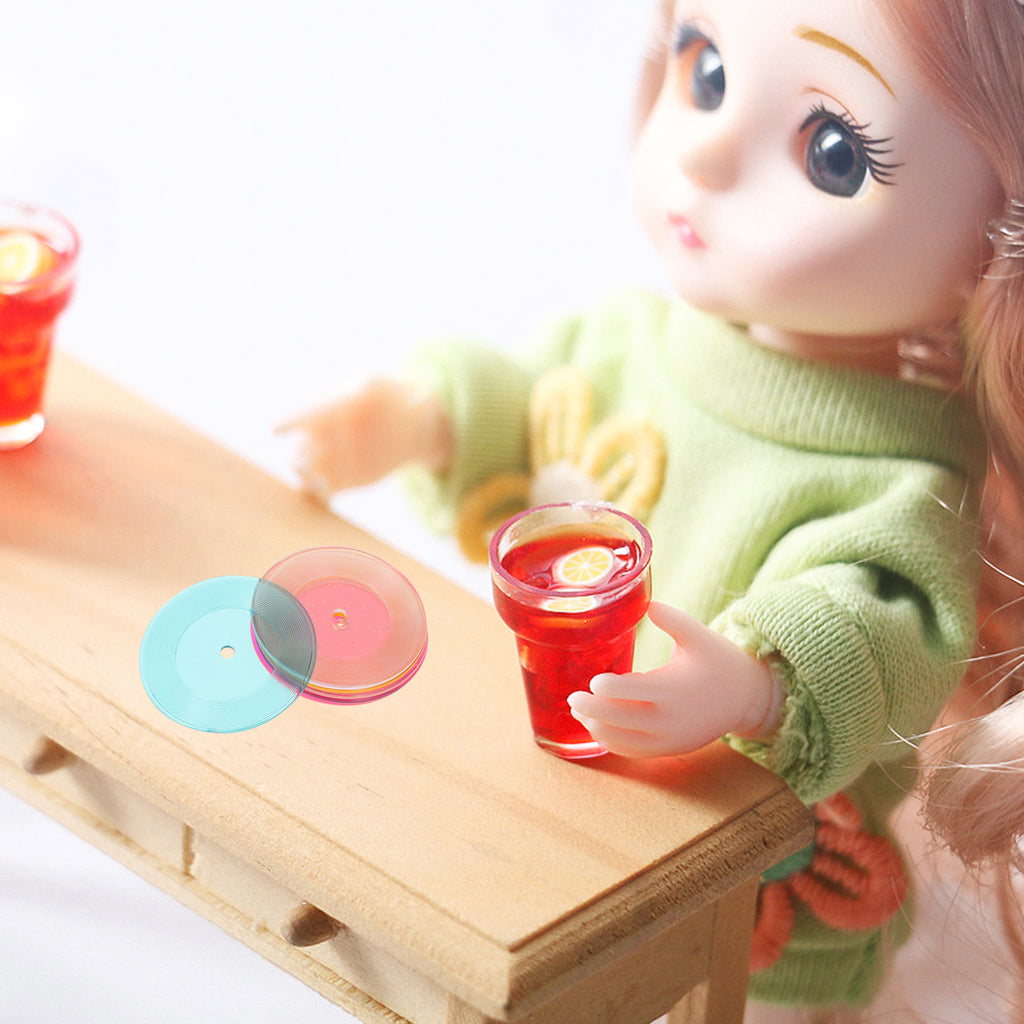6 Pcs Plastic Dollhouse Music Accessories A2290