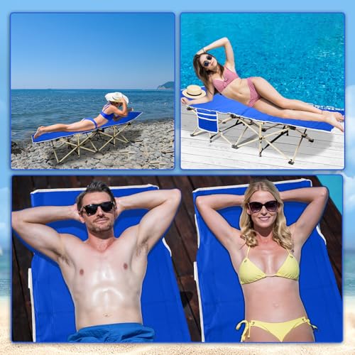 2 Pack 450lbs Camping Cot with Carry Bag Portable Folding Heavy Duty Bed X717