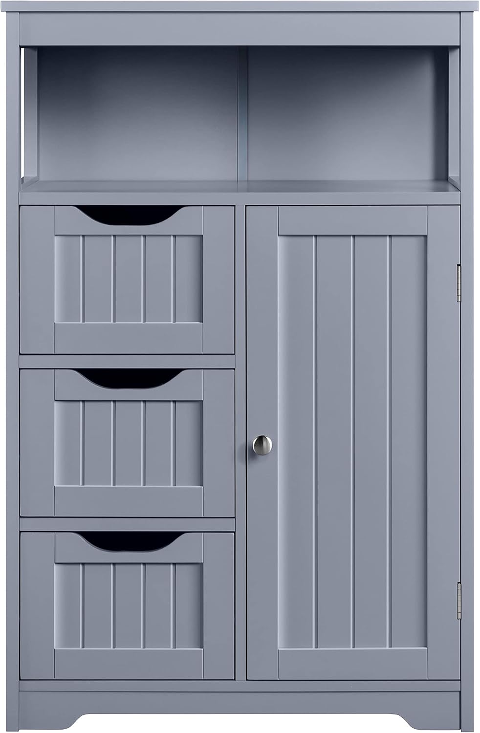 Freestanding Bathroom Organizer Cabinet with 3 Storage Tier H3584