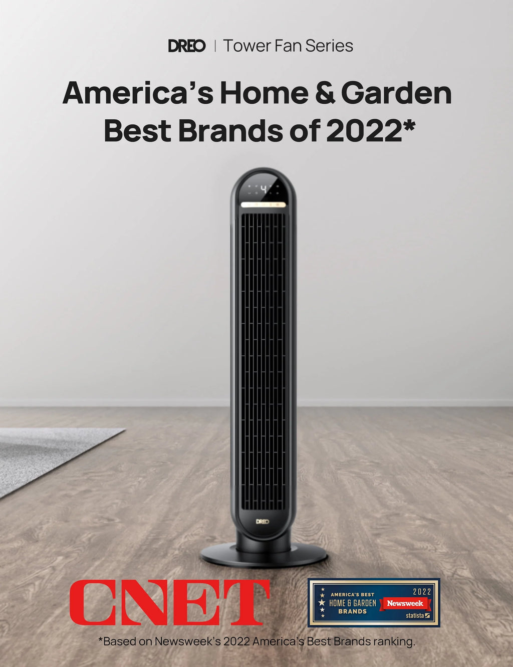 36 Standing Floor Fan with Remote, 90° Oscillating, 4 Speeds, 4 Modes Y41672