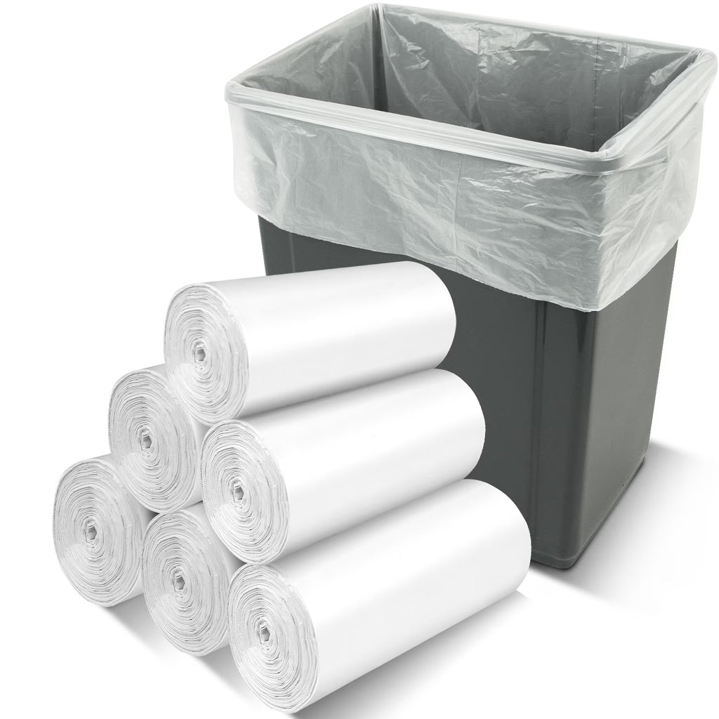 White 8 Gallon Trash Bags E76030