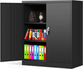 Locking Metal Cabinet with 2 Doors, 4 Adjustable Shelves, 72" G40400