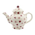 Pink Hearts 4 Mug Teapot Boxed U69078