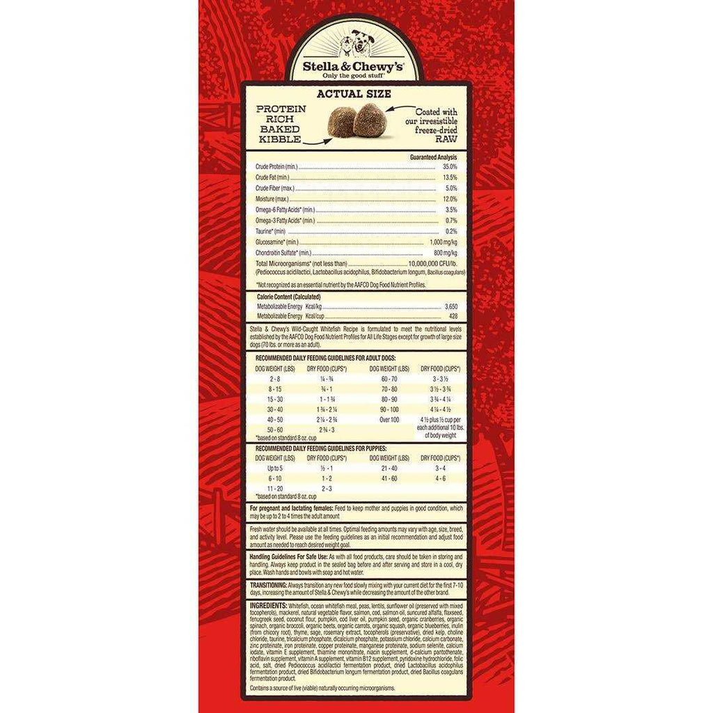 Raw Coated Dog Kibble Whitefish Y680