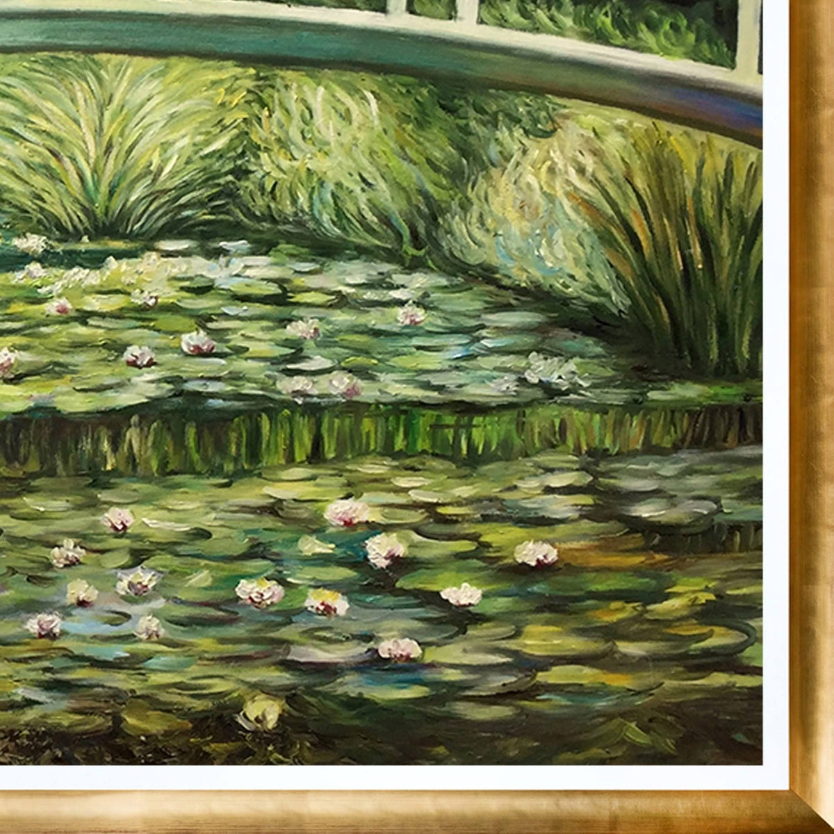 White Water Lilies Pre-Framed T755