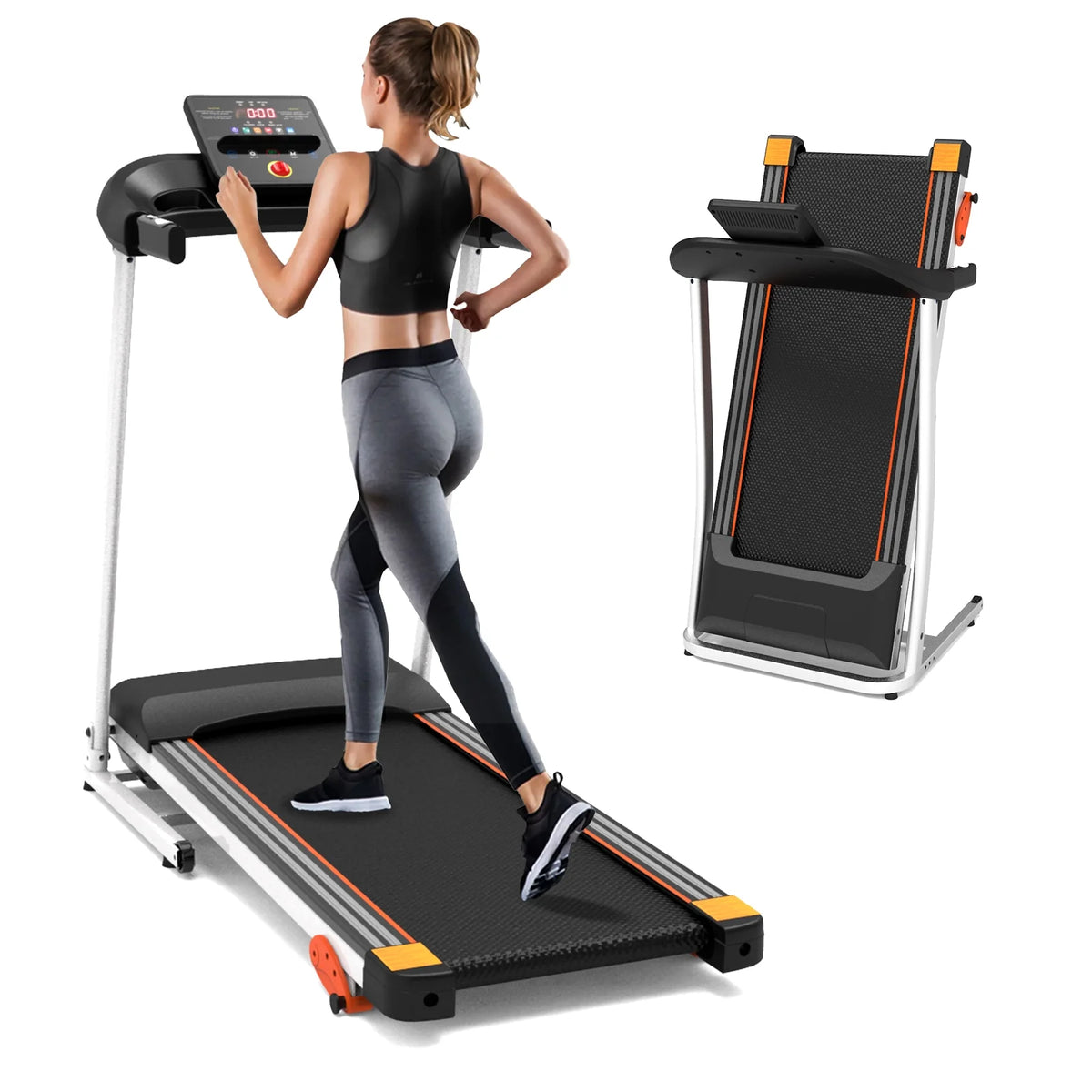 Folding Treadmill 2.5HP 220 LBS Capacity D865