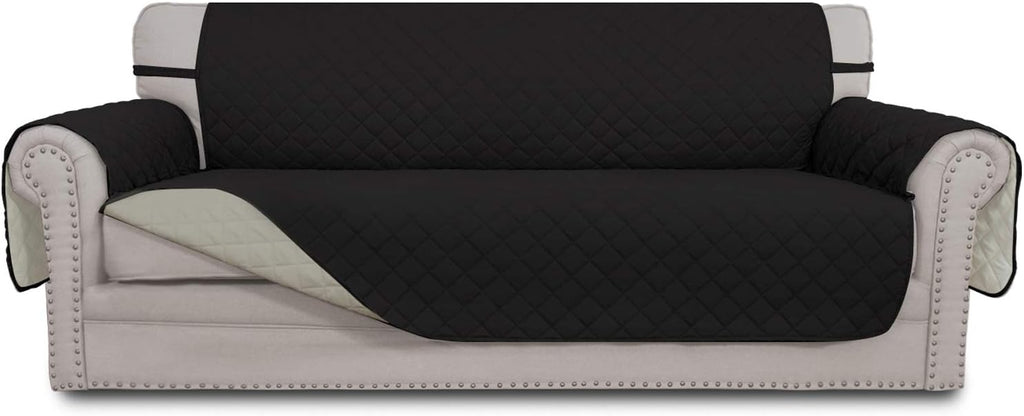 Sofa Slipcover Reversible Water Resistant Couch Cover with Elastic Straps Y803682