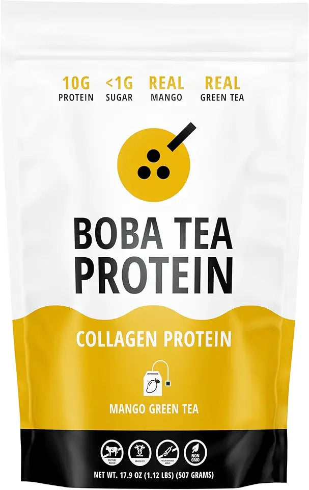 Mango Green Tea Flavored Collagen Powder 30 Servings A99401