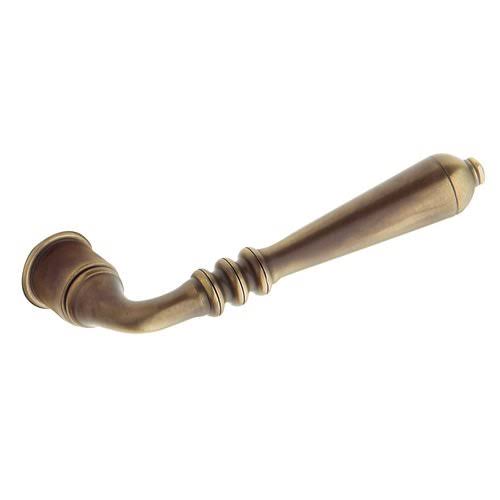 Satin Chrome Pair of Levers Without Rosettes D1896