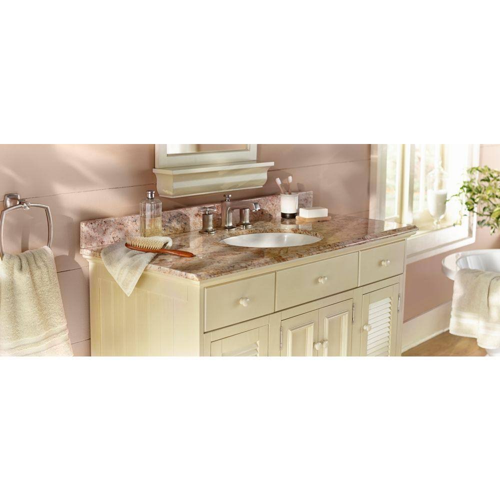 Vibrant Brushed Nickel Widespread Bathroom Faucet P9094