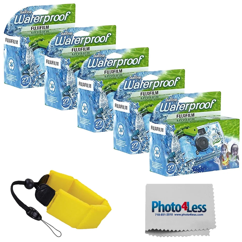 Waterproof 35mm Single Use Camera 5 pack U1407