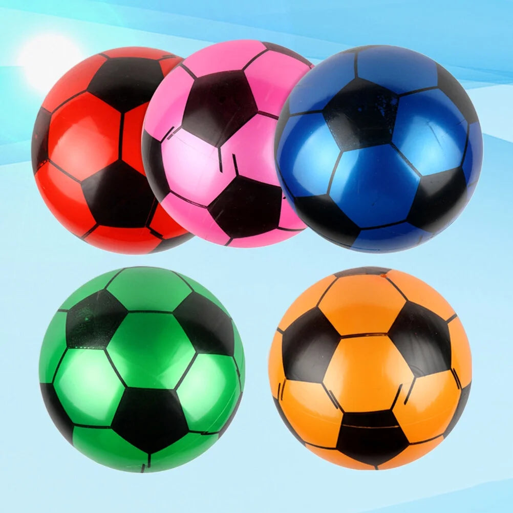 Inflatable Football Toys 5PCS Rubber Ball E674