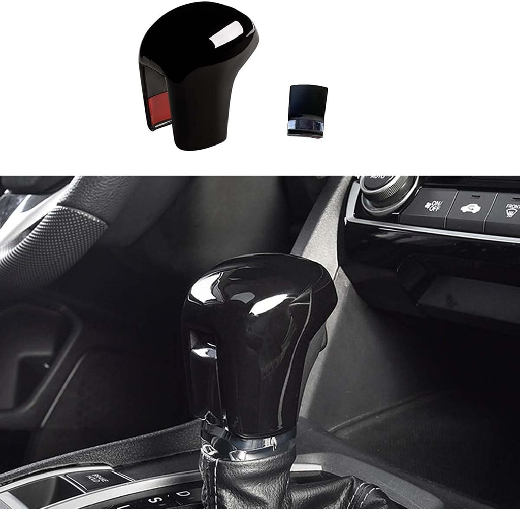Black Carbon Fiber Gear Shift Knob Cover A948752