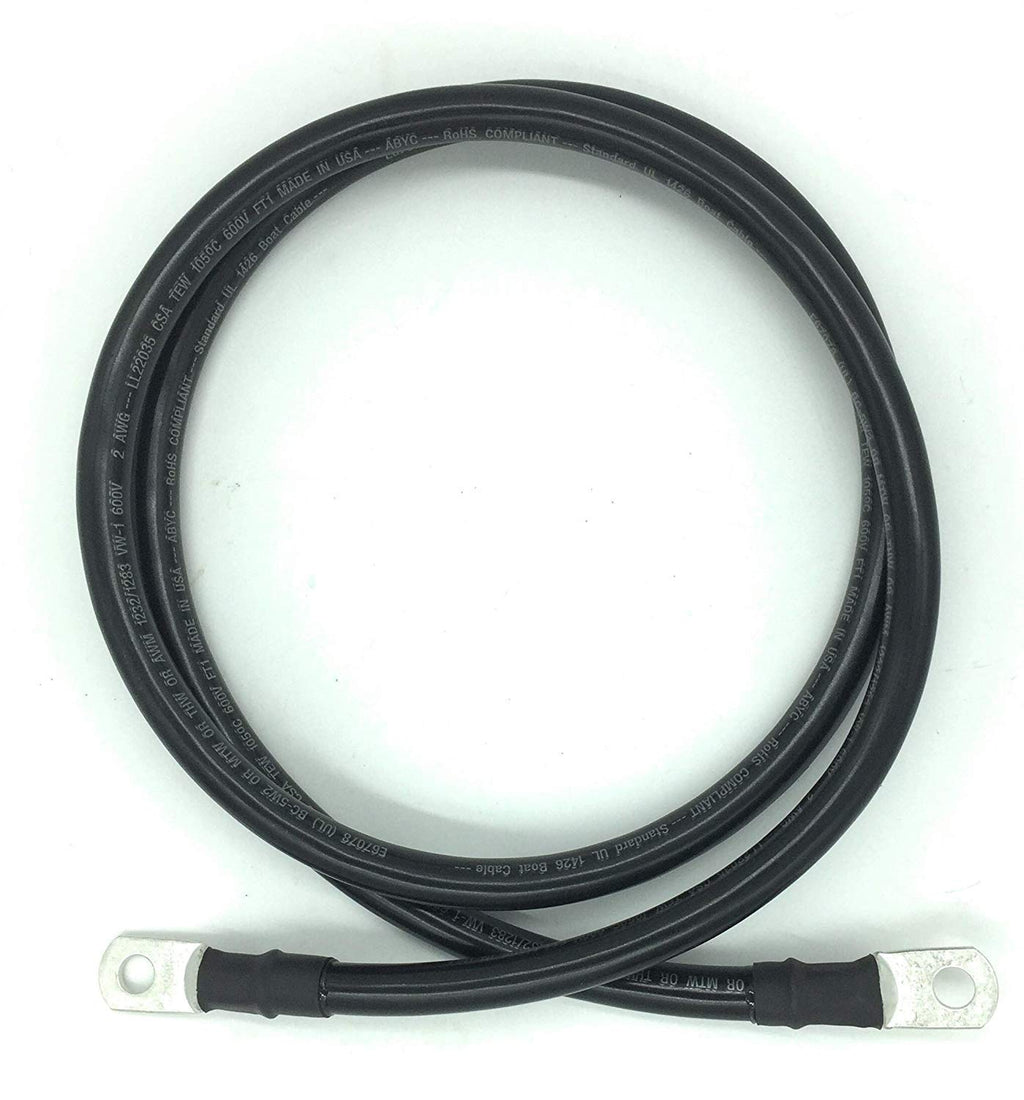 2 AWG Marine Grade Battery Cables with 3/8” Lugs K9056