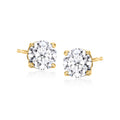 1.00 ct. t.w. Lab-Grown Diamond Stud Earrings in 18kt Gold Over Sterling O22657