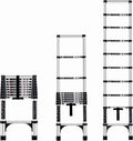 8.5FT Aluminum Telescoping Ladder V250612