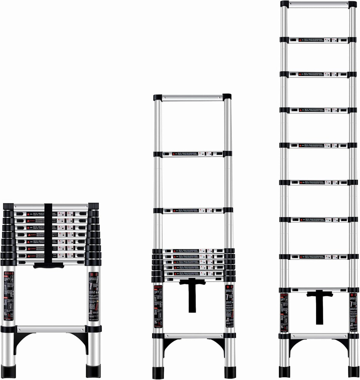 8.5FT Aluminum Telescoping Ladder V250612