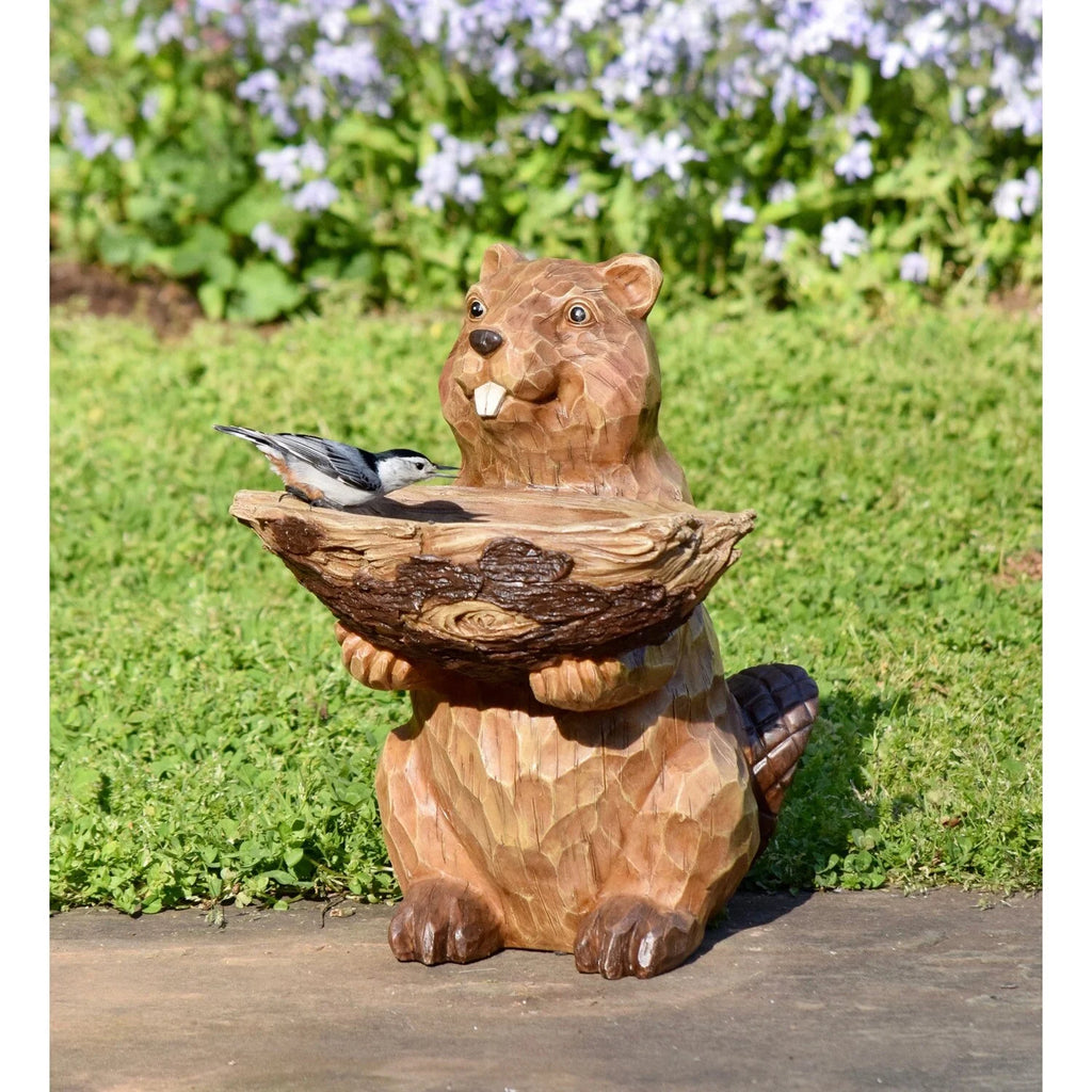 Carved Resin Birdbath Z97748