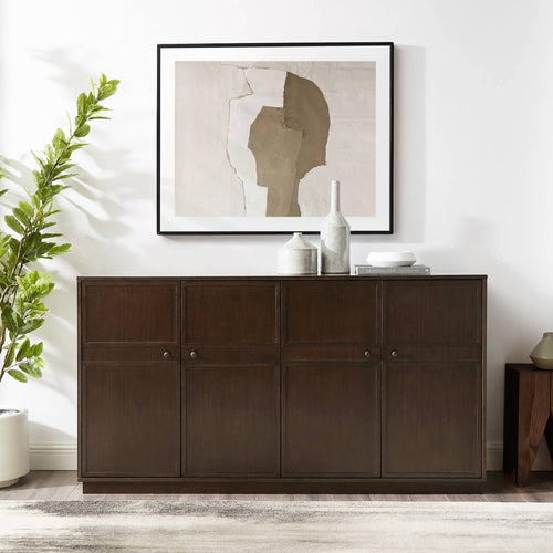 4 Door Sideboard Dark Brown Oak K7778