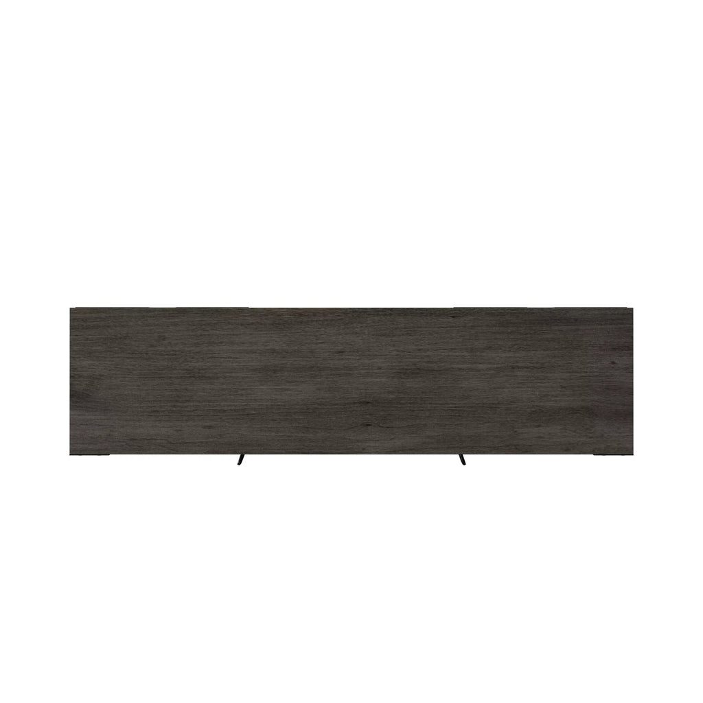 Weathered Gray TV Stand with Planked Doors K16482