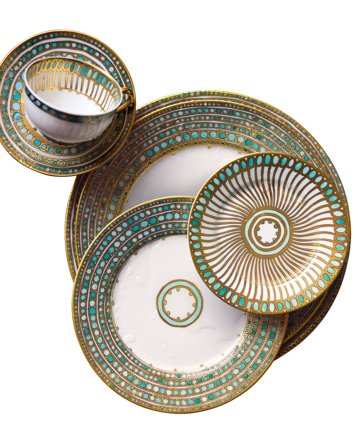 Syracuse Turquoise Bread and Butter Plate U245