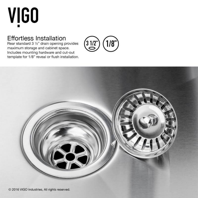 32x22 Undermount Stainless Steel Kitchen Sink and Chrome Faucet Set F24246