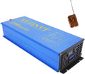 2500w Pure Sine Wave Power Inverter DC 24V to AC 120V with LED Display and Wireless Remote Controller G5336