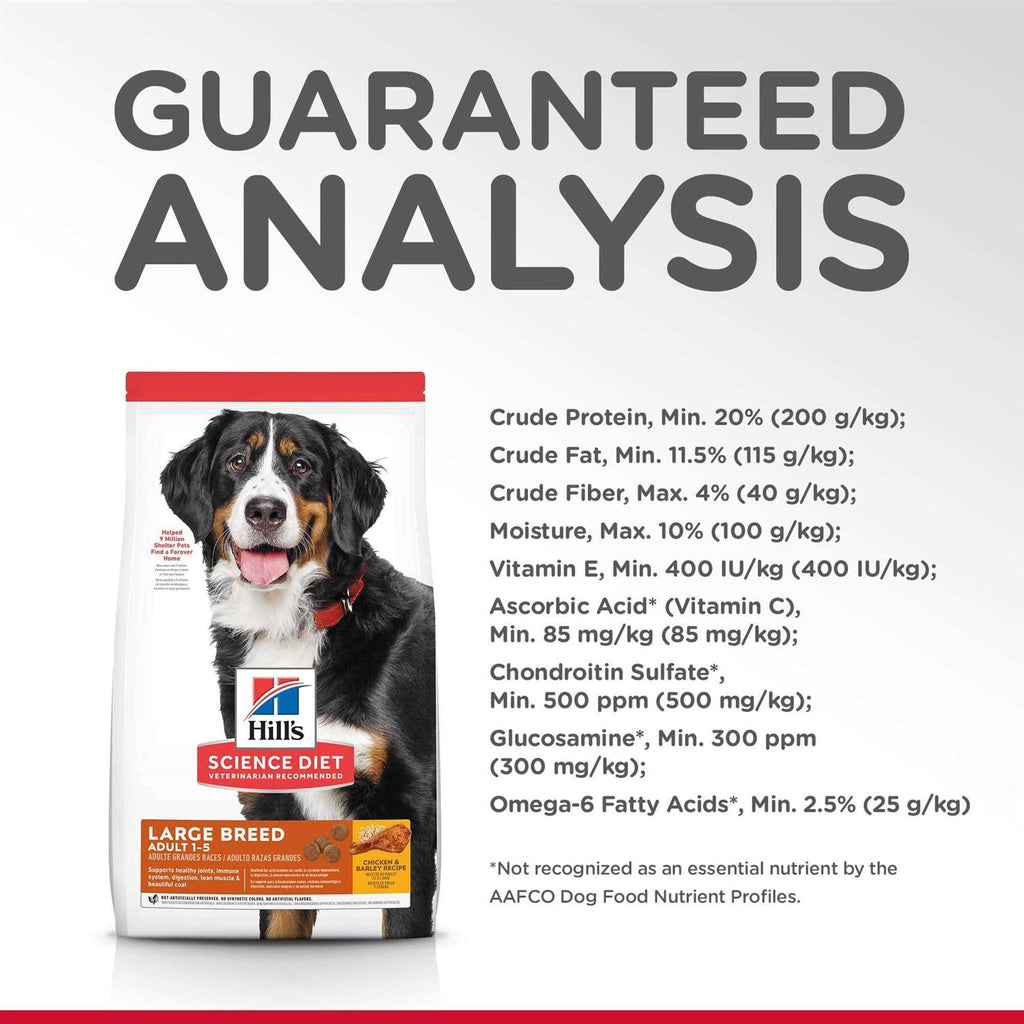 Chicken & Barley Recipe Large Breed Dry Dog Food G399