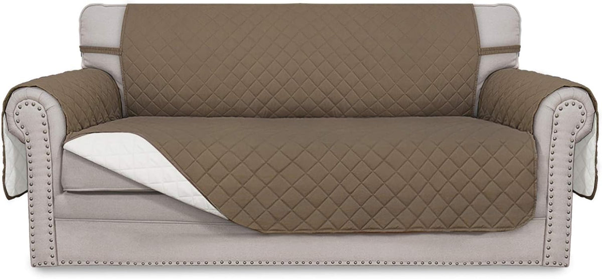 Sofa Slipcover Reversible Water Resistant Couch Cover with Elastic Straps Y803682