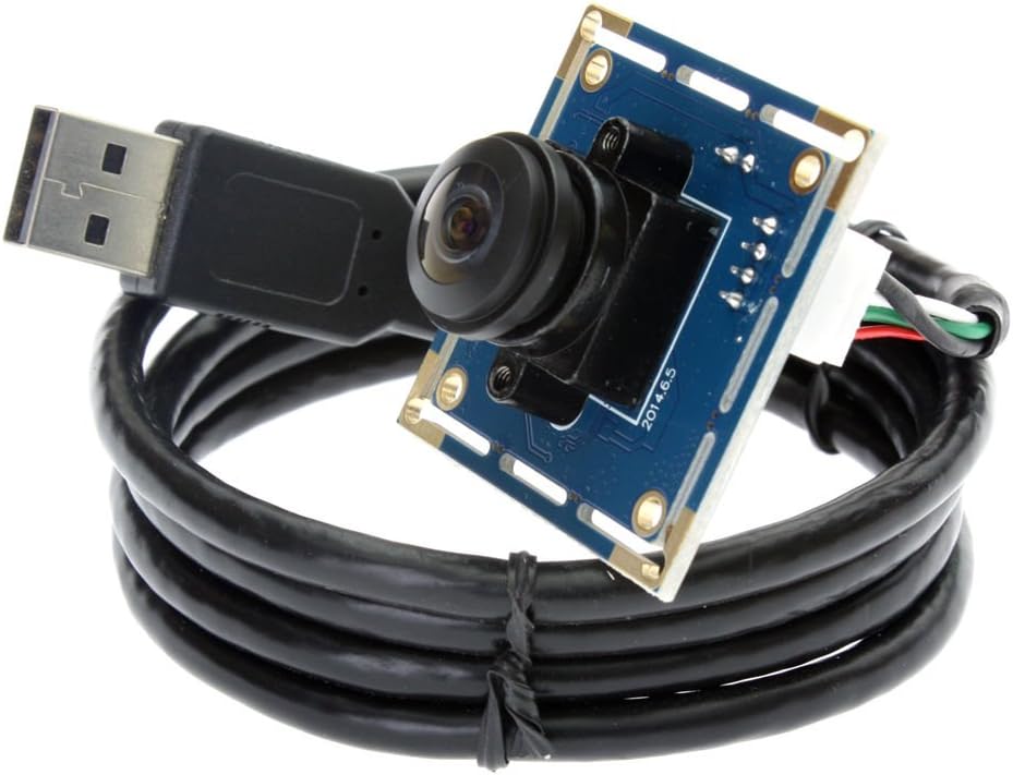 170degree Fisheye Wide Angle USB Camera Module with 640x480 Resolution C644