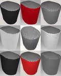 Black & White Checked Coffee Maker Cover S4433