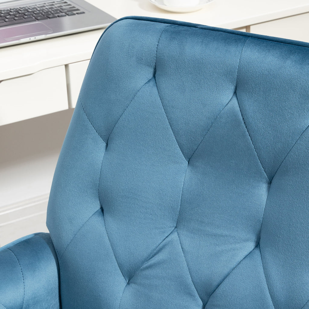 Blue Adjustable Swivel Task Chair V4243