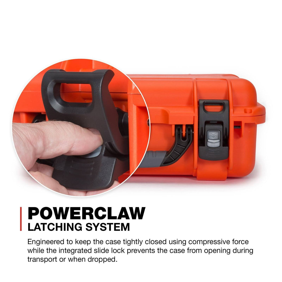 Orange Case with Padded Dividers D9298