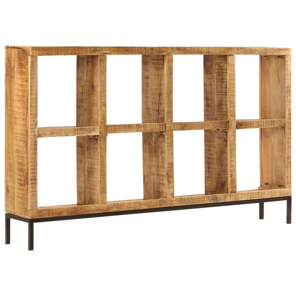 Wooden Sideboard with 8 Storage Compartments Mango Wood Console Table U265908