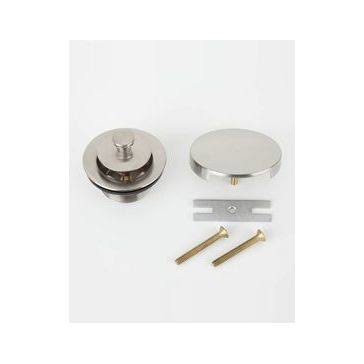 Satin Brass Lift and Turn Drain Strainer with Faceplate F61781