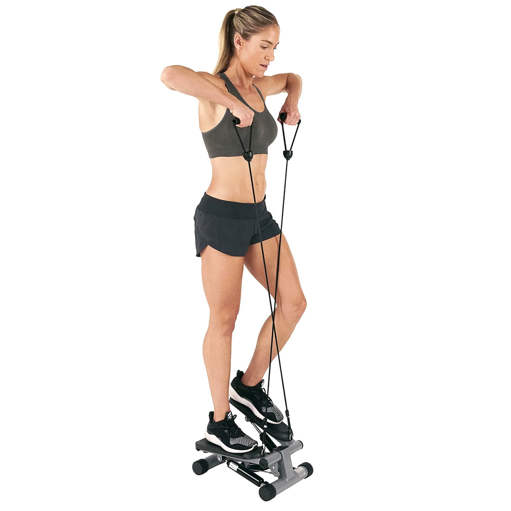Mini Stepper Step Machine with Resistance Bands and LCD Monitor B458279